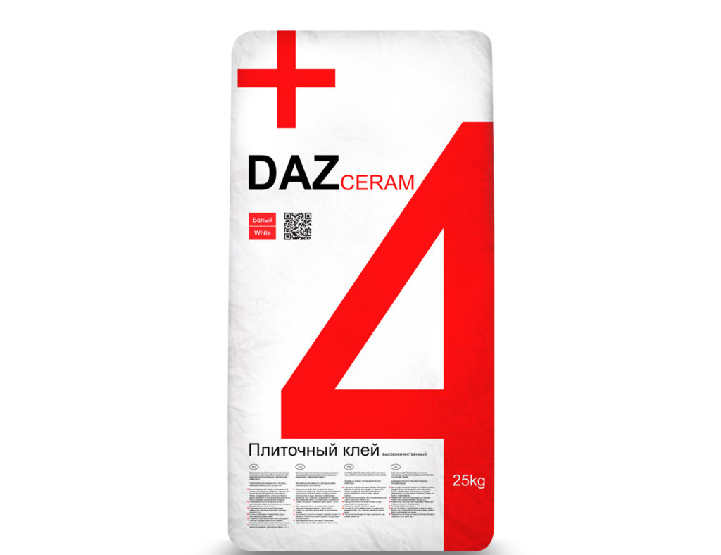 DAZCERAM 4 Белый эластичный плиточный клей